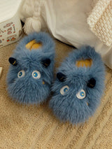 Little Monster Fuzzy Slippers