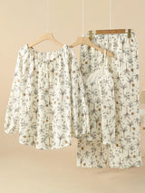 Cotton 3Pcs Coconut Tree Pajama Set