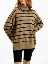 Turtleneck Stripe Sweater