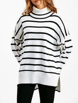 Turtleneck Stripe Sweater