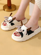 Linen Cartoon Cute Slipper