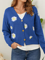 Single Breasted Daisy Cardigan