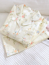 Cotton 2Pcs Cozy Floral Pajama Set