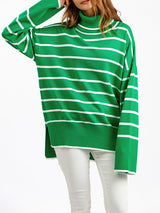 Turtleneck Stripe Sweater