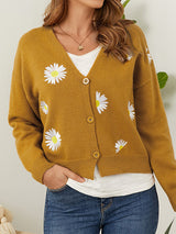 Single Breasted Daisy Cardigan