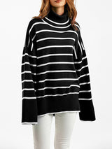 Turtleneck Stripe Sweater