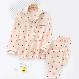 Cotton Heart Printed Pajama Set