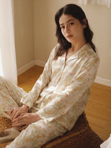 Kafiloe Sunshine Blossom Pajama Set