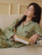 Kafiloe Bear Cotton Pajama Set