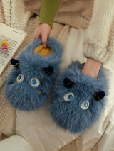 Little Monster Fuzzy Slippers