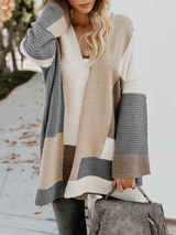 Geometric Loose Knitted Cardigan