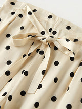 Kafiloe Polka Dot Pajama Set