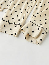 Kafiloe Polka Dot Pajama Set