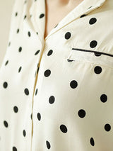 Kafiloe Polka Dot Pajama Set