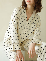 Polka Dot Long Sleeve Pajamas