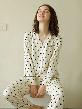 Kafiloe Polka Dot Pajama Set