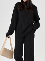 Turtleneck Essential Knit Set