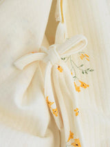 Cotton 2Pcs Lily Flower Robe Set