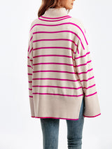 Turtleneck Stripe Sweater