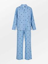 Bicolor Heart Long Sleeve Shirt Pajama Set