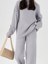 Turtleneck Essential Knit Set