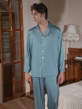 Satin Basic Couple Pajama Set