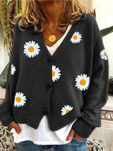 Single Breasted Daisy Cardigan