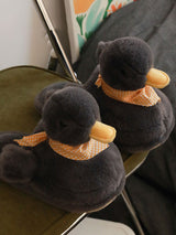 Cute Duck Fluffy Slippers