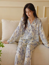Kafiloe Vintage Print Pajama Set