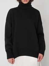 Turtleneck Basic Solid Color Sweater