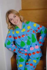 Fruits Printed Long Sleeve Pajamas