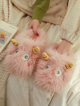 Little Monster Fuzzy Slippers