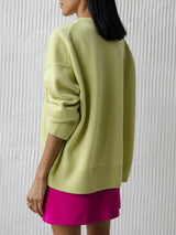 V Neck Solid Color Basic Sweater