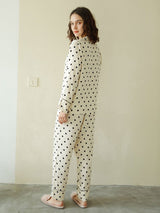 Kafiloe Polka Dot Pajama Set