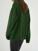 Turtleneck Basic Solid Color Sweater