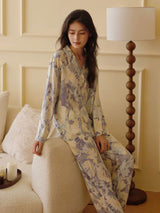 Kafiloe Vintage Print Pajama Set