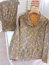 Cotton Printed Long Sleeve Pajama Set