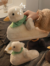 Cute Duck Fluffy Slippers