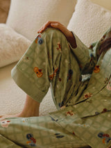 Kafiloe Bear Cotton Pajama Set