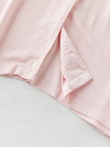 Petal Collar Sleep Shirt Dress