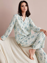 Modal Floral Long Sleeve Pajama Set