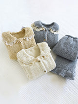 Sherpa Doll Collar Pajama Set
