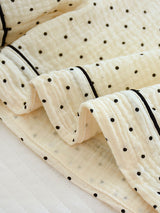 2Pcs Short Sleeve Polka Dots Pajamas