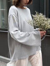 Backless Long Sleeve Sweater