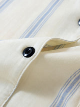 Cotton Stripe Couple Pajama Set