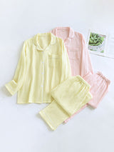 Soft Cotton Long Sleeve Pajama Set