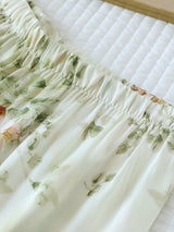 Printed Short Sleeve Women Pajama Set