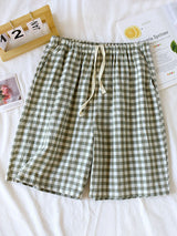 Classic Plaid Pajama Shorts