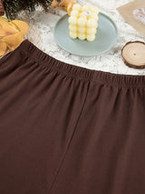 Solid Color Spaghetti Top & Wide Pant Set