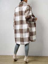 Plaid Fleece Jacket